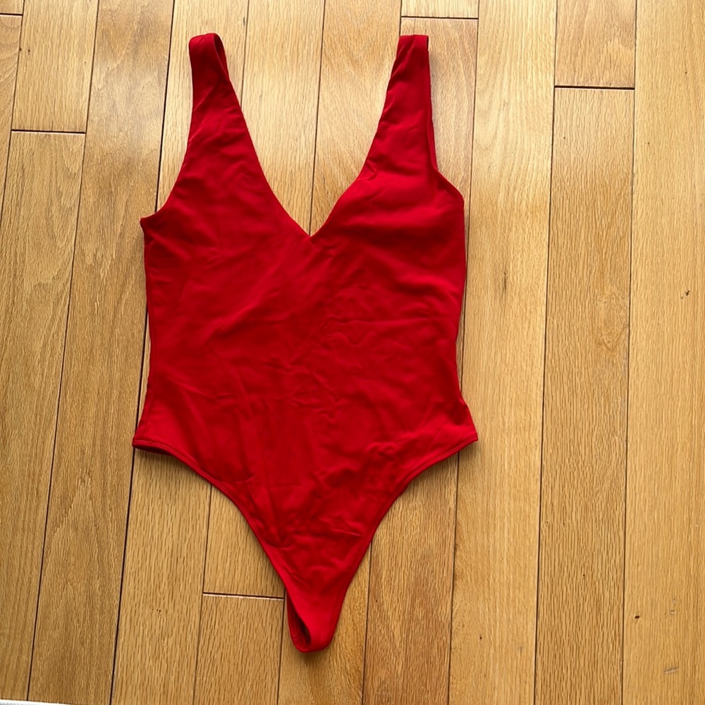 Aritzia V-neck bodysuit
